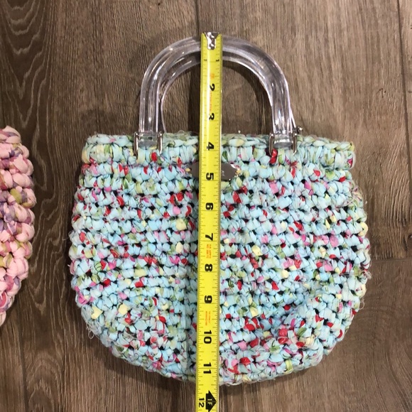 Set of Vintage IMA Knit Crochet Handbags - Picture 11 of 12